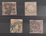 ALLEMAGNE Plaquette de 4 timbres du Brunswick 10, empire 11(signé...