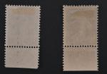 FRANCE Plaquette de deux timbres numéros : 188 et 188...