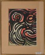 Michel CADORET (1912-1985)
Composition orphiste
aquarelle signée en bas à droite. Vue...