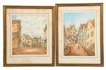 R. DENISART (Peintre chartrain - XXe siècle)
Vues de Chartres
Quatre aquarelles...