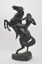 Erich SCHMIDT-KESTNER (1877-1941)
Amazone
Epreuve en bronze à patine verte (petits chocs,...