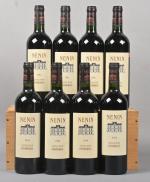 8 bouteilles, Pomerol, Château Nénin, 2006. 1 étiquette très légèrement...
