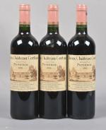 3 bouteilles, Pomerol, Vieux Château Certan, 2005.