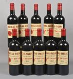 10 bouteilles, Saint-Emilion Grand Cru Classé, Château Figeac, 1er Grand...