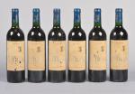 6 bouteilles, Haut-Médoc, Château Citran, Cru Bourgeois, 1998. Etiquettes légèrement...