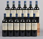 1 CBO, 12 bouteilles, Margaux, Château d'Arsac, Cru Bourgeois, 2000....