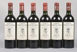 6 bouteilles, Margaux, Château Marquis de Terme, 4ème Grand Cru...
