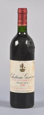 1 bouteille, Margaux, Château Giscours, 3ème Grand Cru Classé, 1988....