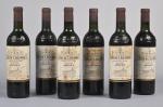 6 bouteilles, Margaux, Château Lascombes, 2ème Grand Cru classé, 1979....