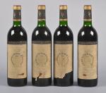 4 bouteilles, Saint-Julien, Château Gruaud-Larose, 2ème Grand Cru Classé, 1985....