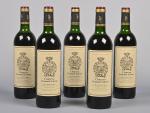 5 bouteilles, Saint-Julien, Château Gruaud Larose, 2ème Grand Cru Classé,...