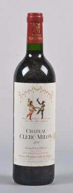 1 bouteille, Pauillac, Château Clerc Milon, 5ème Grand Cru Classé,1996