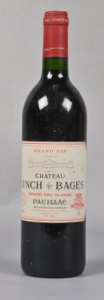 1 bouteille, Pauillac, Château Lynch Bages, 5ème Grand Cru Classé,...