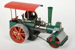 Mamod, Old Smoky, rouleau compresseur 
à vapeur, l. 32 cm.