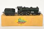 L.R, locomotive PLM 20 électrique
verte et noire, type 220, et...
