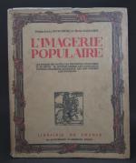 (1 vol.) Duchartre, Pierre-Louis - Saulnier, René. - L'Imagerie populaire…....