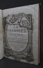 (1 vol.) Benave, Jean-Michel.(négociant de Lyon) - Le Caissier italien,...