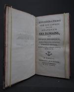 (1 vol.) Montesquieu, Charles de Secondat, baron de. - De...