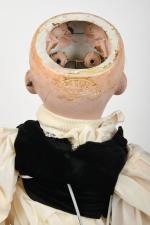 Grande poupée tête porcelaine Unis France moule 301, 
taille 15,...