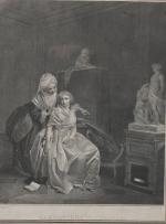 D'après Louis Léopold BOILLY (1761-1845)
Les Conseils maternels
Gravure
Encadrée sous verre
49 x...
