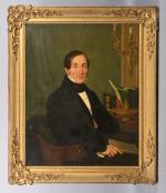 Carlo BROSCHET (XIXe)
Portrait de M. Achille Scribe, avocat au Conseil...