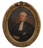 Claude-Marie DUBUFE (1790-1864)
Portrait d'un magistrat, M. Fanier
Huile sur toile à...