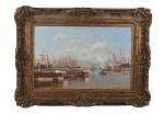 Johannes Martin GRIMELUND (1842-1917)
Port de Dunkerque, quai Freyssinet
Huile sur toile...