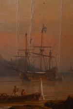 MOREL-FATIO Léon (1810-1871), peintre officiel de la Marine à partir...