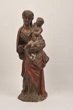 École autrichienne ou d'Allemagne du Sud du XVIIe
Vierge à l'Enfant
Sculpture...