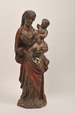 École autrichienne ou d'Allemagne du Sud du XVIIe
Vierge à l'Enfant
Sculpture...