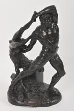D'après Antonio CANOVA (1757-1822)
Hercule et Lichas
Epreuve en bronze à patine...