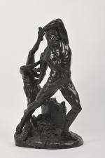 D'après Antonio CANOVA (1757-1822)
Hercule et Lichas
Epreuve en bronze à patine...