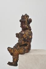 ROYAUME DE DALI, YUNNAN - XIIe/XIIIe siècle
Statuette de Mahakala à...