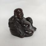VIETNAM - Début XXe siècle
Budai en bronze à patine brune,...