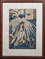 Utagawa Kuniyoshi (1797 - 1861)
Oban tate-e, de la série Kenjo...