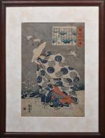 Utagawa Kuniyoshi (1797 - 1861)
Oban tate-e,de la série Kenjo reppu...