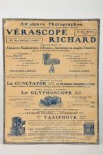 Publicité Jules Richard
Amateurs Photographes, 10 Rue Halévy, Opéra, 26.5 x...