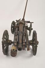 Canon de Gribeauval (1765-1827)
Beau modèle en bois, acier, bronze, train...
