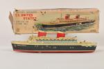Japon, Martoys : paquebot "SS United States"
Battery Toy. Etat neuf,...