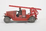 Camion De Pompiers VEBE Grande échelle – Tôle – Années 50 – à Restaurer