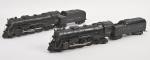 Lionel écart. O, deux locomotives électriques
type 232, noires, réf. 2056,...