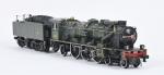 M.T.H écart. O, belle locomotive 231 E SNCF
verte et noire,...