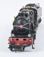 M.T.H écart. O, belle locomotive 231 E SNCF
noire à filets...