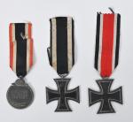 Allemagne Ordre de la Croix de fer. Lot de 2...
