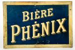 Bière Phénix
Tôle lithographiée estampé, Imp. Alfred Riom, Nantes, 34 x...