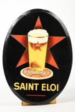 Saint Eloi (bière)
Glaçoïde ovale 33 x 24 cm.