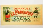 Boisson
Pontarlier, Pernod fils, carton, 32 x 40 cm
La Parqueuse à...