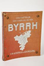 Byrrh
Indicateur de chemins de fer toilé rouge, 27 x 23...