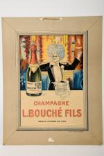 Champagne L. Bouché Fils
Carton, 37 x 29 cm.