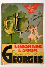 Brasserie Georges
Carton, 46 x 32 cm.